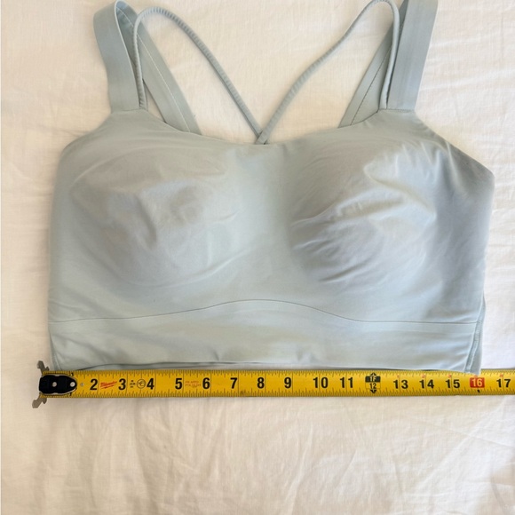 Lululemon Like a Cloud Longline Light Support sz 12, D/DD Cup Sports Bra - Mint - Picture 8 of 12